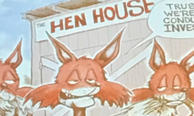 Når reven passer hønsegården